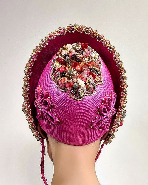 KLM It Girl vintage viscose millinery styling